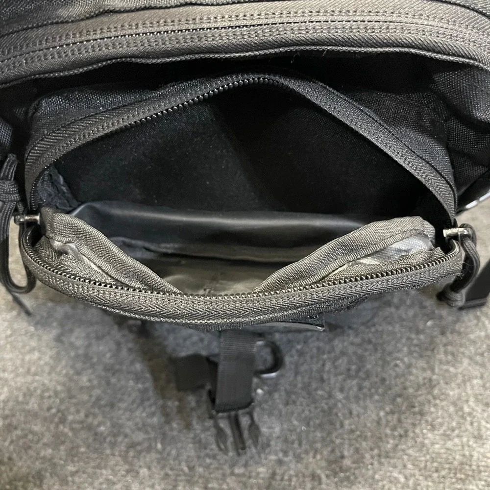 Tactical Series Mens OS Black Backpack MOLLE Military Style 4-Pocket Rugged